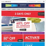 Sheridan Factory Outlet 60% off Sheridan Products Including Towels
