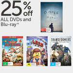 25% off All DVD's & Blu-Rays @ Target. In Store & Online