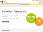 eBay Zero Insertion Fees for 99c Auctions 11 Nov-6 Dec