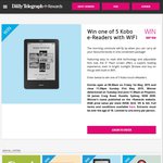 Win a Kobo E-Reader with Wi-Fi from Plus Rewards