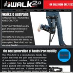 Free Express Shipping - iWalk 2.0 - Walking Crutch - $230 Including Shipping (Save $25)