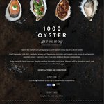 Win 1 of 252 Oyster Dozen Vouchers from Oyster Bar (84 Vouchers Per State) (NT/WA/SA)