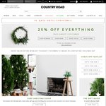 Country Road 25% off Everything Online