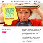 [VIC] NGV Kids Summer Festival 2016 - FREE Activities for Kids (Workshops 19 - 26 Jan)