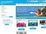 Purchase $20 worth of Champet pet grooming products and receive pink PooPod FREE