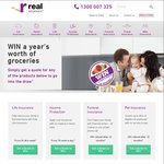 Win a Year’s Worth of Groceries (26x $500 Woolworths WISH Gift Cards) with Real Insurance