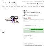 Dyson DC58 Animal Handheld $249 @ David Jones Online Free Shipping