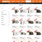 Clearance of 2016 Black Wolf Turbo Tents (12 Models) from $485 + Free Delivery @ Snowys