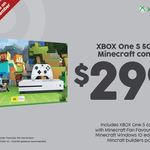 Xbox One S 500GB Minecraft Console - $299, Xbox One S 500GB Minecraft Console with Forza 5 & 4K UHD Movie - $319 @ Target
