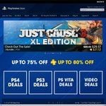 PlayStation Essentials Sale - Up to 85% Off PS4, PS3, Movies @ US/CA Playstation Store