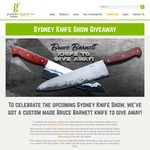 Win a 180mm Long Bruce Barnett Chef’s Knife Worth $895 [Open to Professional Chefs, Cooks or Caterers]