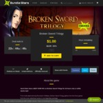 [PC] Steam - Broken Sword Trilogy (BS1, BS2, BS3) - $1 US (~$1.26 AUD) - Bundlestars