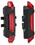 Rechargeable Red LED Bike Tail Light USD $0.50 (AUD $0.63) Delivered @ Rosegal