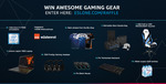 Win  1 of 29 Gaming Prizes incl a Lenovo Legion Y920 Laptop Worth $2,860 from ESL