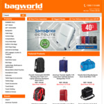 Extra $5 off Any Order over $49.95 @ Bagworld.com.au