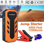 FLOUREON 12000mAh 600A Car Jump Starter Booster Battery Charger USB Power Bank - $12.99 Shipped (Save $48) @ Topfaithshop eBay