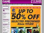 GAME - Preowned Sale game titles - up to 50% - starts from $4.95
