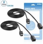 SNES Classic Controller Extension Cable 2-Pack 3m/10ft $11.19 + Delivery (Free with Prime/ $49 Spend) @ Keten Amazon AU