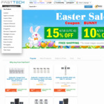 Easter Sale Coupon - 10% off (4/11-4/20 UTC-6), 15% off (4/12 UTC-6) @ FastTech