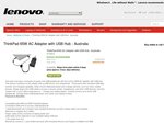 Lenovo ThinkPad 65W AC Adapter with USB Hub $49 (Normally $79)