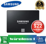 [eBay Plus] Samsung 860 Evo 1TB 2.5" SATA III 6GB/s V-NAND SSD $177.65 + Redeem $22 Cashback via Samsung @ eBay Wireless 1