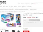 Sony PSP3000 Hannah Montana Bundle - Lilac $113.40 + $8 Standard Shipping @ Myer on-Line Only
