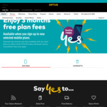 3 Months Free on Selected Sim Only and Phone Plans (New Services Only) @ Optus