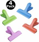 Save 20% - Bag Clips Stainless Steel 4 Coluors Pack of 4 $7.99 (Was $9.99) + Shipping (Free with Prime/ $39 Spend) via Amazon