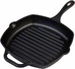 Victoria Cast Iron 12" Skillet Fry Pan with LH (OOS) | 10" Grill Pan $18.77 + Delivery (Free with Prime) @ Amazon AU
