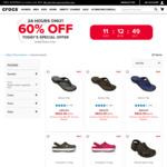 60% off 21 Styles of Crocs - from $20 + Delivery ($0 with $50 Spend) @ Crocs Australia