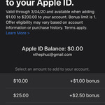 10% Bonus When Adding Funds to Your Apple ID