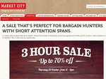 Market City 3 Hour Sale - Thursday 20 October from 12-3pm [SYD]