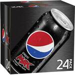 [VIC, WA, TAS] Pepsi Max 24x375mL Cans $10.50 @ Woolworths