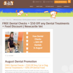 Free Pet Dental Checks + $50 off Dental Procedures | Newcastle NSW
