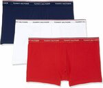 Tommy Hilfiger Men's Premium Essentials Trunk (3 Pack) Red/Navy/White $33.99 + Delivery ($0 with Prime/ $39 Spend) @ Amazon AU