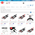 Any 4 Baseus USB Cables $19.96 ($4.99 Each) Delivered @ Shopping Square