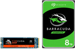 Seagate FireCuda 510 1TB NVMe M.2 SSD + Barracuda 8TB Hard Drive $488 + Delivery @ Shopping Express