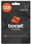 Boost $200 Pre-Paid SIM Starter Kit (150GB Data 30GB+120GB Bonus 12 Months Expiry) $164.00 Delivered  @ Catch.ozoffers1 eBay