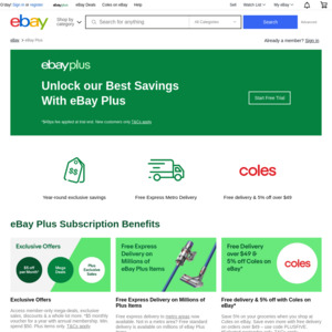 eBay Plus Monthly Subscription - $4.99 Per Month @ eBay