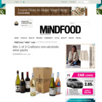 Win 1 of 3 Craftzero Non-Alcoholic Wine Packs Worth $85.99 from MiNDFOOD