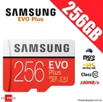 Samsung EVO Plus MicroSD 256GB with Adapter $42.95 Delivered @ Shopping Square