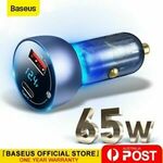 25% off Baseus Car Chargers Delivered with Code (e.g. 65W Dual USB Type-A & Type-C PD $19.49) @ baseus_online_store eBay