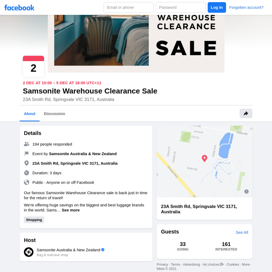 Samsonite warehouse cheap