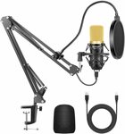Neewer NW-7000 USB Studio Condenser Microphone & NW-35 Suspension Scissor Arm Stand $38.99 Delivered @ Peak Catch Amazon