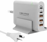 HEYMIX USB C Charger Dock, 120W 5-Port with Dual Type C PD 3.0 QC $59.99 Delivered @  HEYMIX TECH via Amazon AU