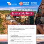Win an 8 Night Holiday Package for 2 in The Northern Territory Worth $10,000 (Incl Flights) from Tourism NT