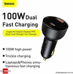 Baseus PD 100W Dual USB Type C+A QC Car Charger $19.98 + Delivery @ Shopping Square