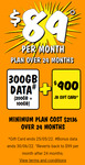 Bonus $900 JB Hi-Fi Gift Card with Telstra 200GB+100GB $89/Month Plan over 24 Months (min cost $2136) @ JB Hi-Fi