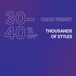 THE ICONIC: 30-40% off 1000s of Styles (Expired: 20% Cashrewards Cashback, Capped at $30 per Transaction)