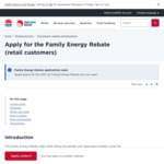 [NSW] Family Energy Rebate - up to $180 Credit on Your Energy Bill for Eligible Users @ NSW Government